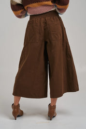 Play It Cool Wide Leg Pant Brown