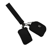 Lulu Mac Black Double Wristlet