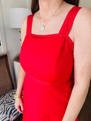 No Stops Dress Red