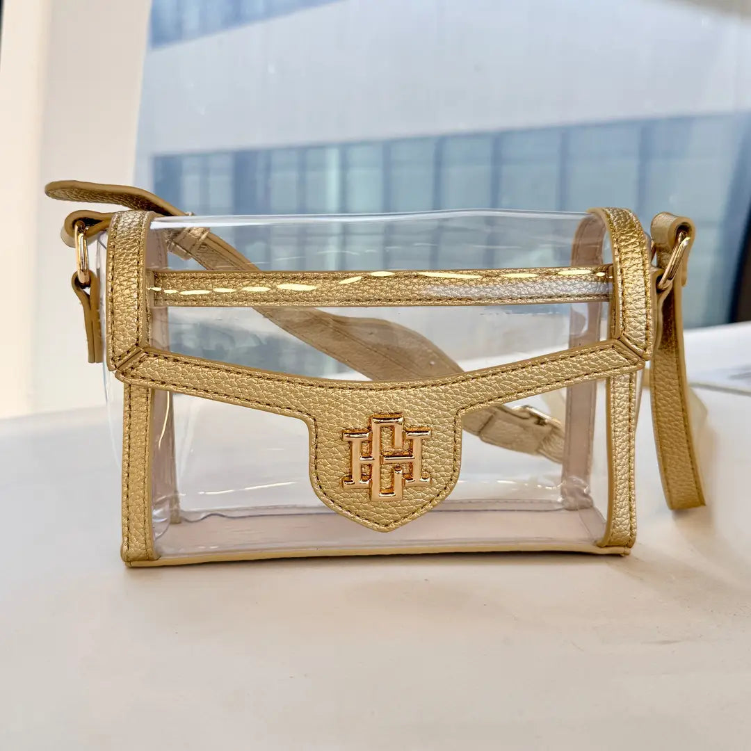 Anna Clear Bag Gold