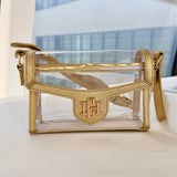 Anna Clear Bag Gold