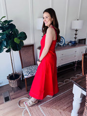 No Stops Dress Red