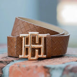 Bridgette Saddle Woven Belt
