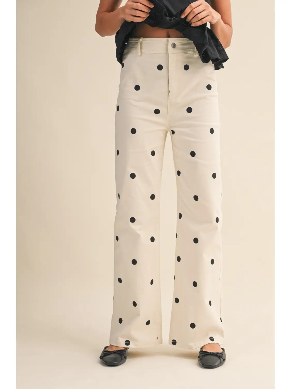 The Polka Dot Kick Flare Pant