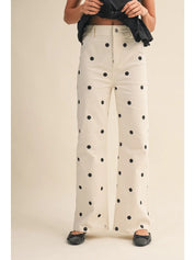 The Polka Dot Kick Flare Pant