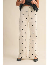 The Polka Dot Kick Flare Pant