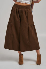 Play It Cool Wide Leg Pant Brown