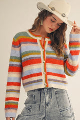 Fall Days Striped Sweater