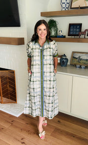 The Plaid Vineyard Dress