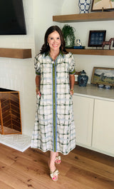 The Plaid Vineyard Dress