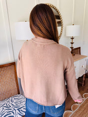Everyday Button Down Cardigan Mocha