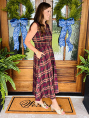 Prepared For Anything Plaid Dress
