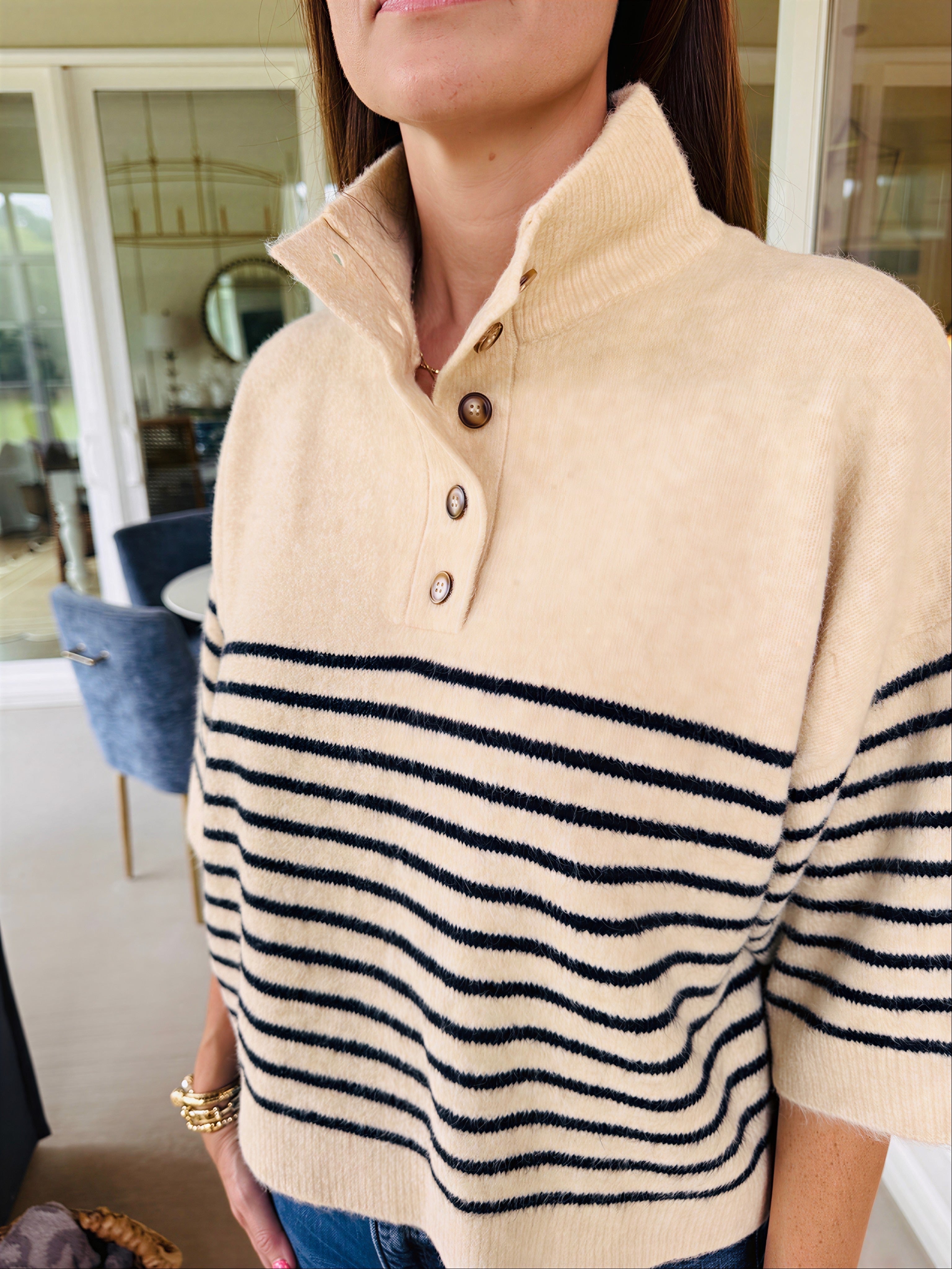 The Harper Striped Sweater