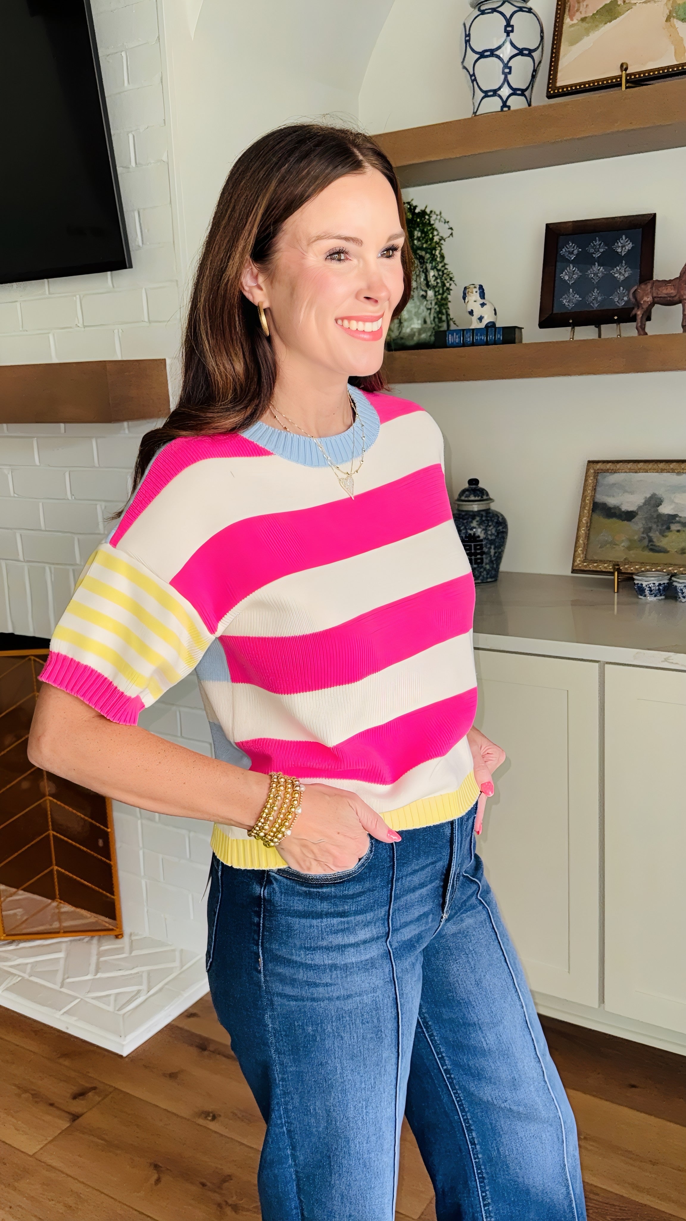 Better Days Sweater Pink