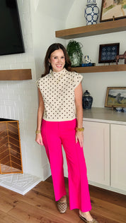 Hot Pink Wide Leg Pant