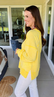 The Collins Yellow Pullover