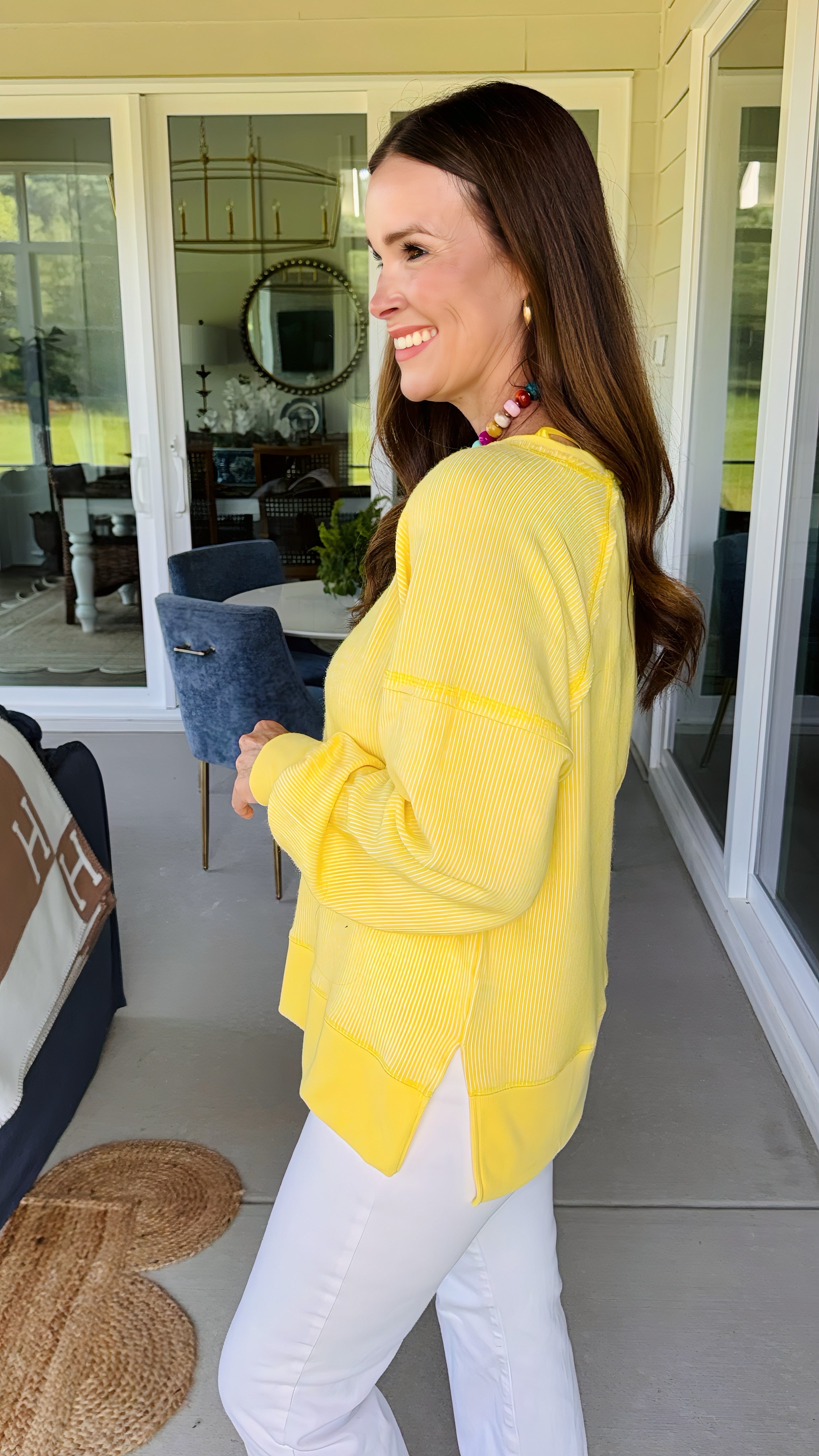 The Collins Yellow Pullover
