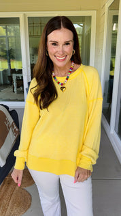 The Collins Yellow Pullover