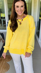 The Collins Yellow Pullover
