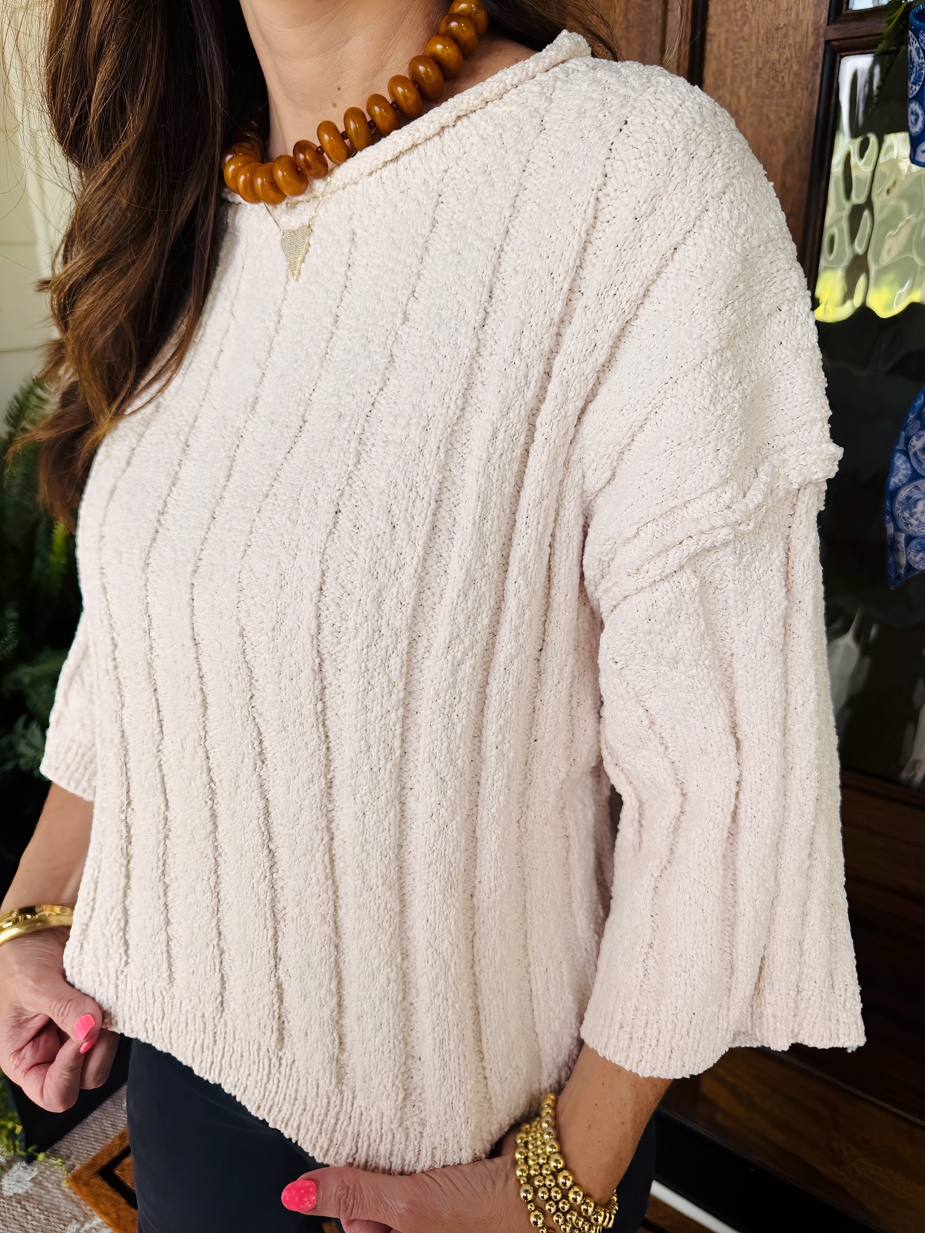 The Penelope Sweater Ivory