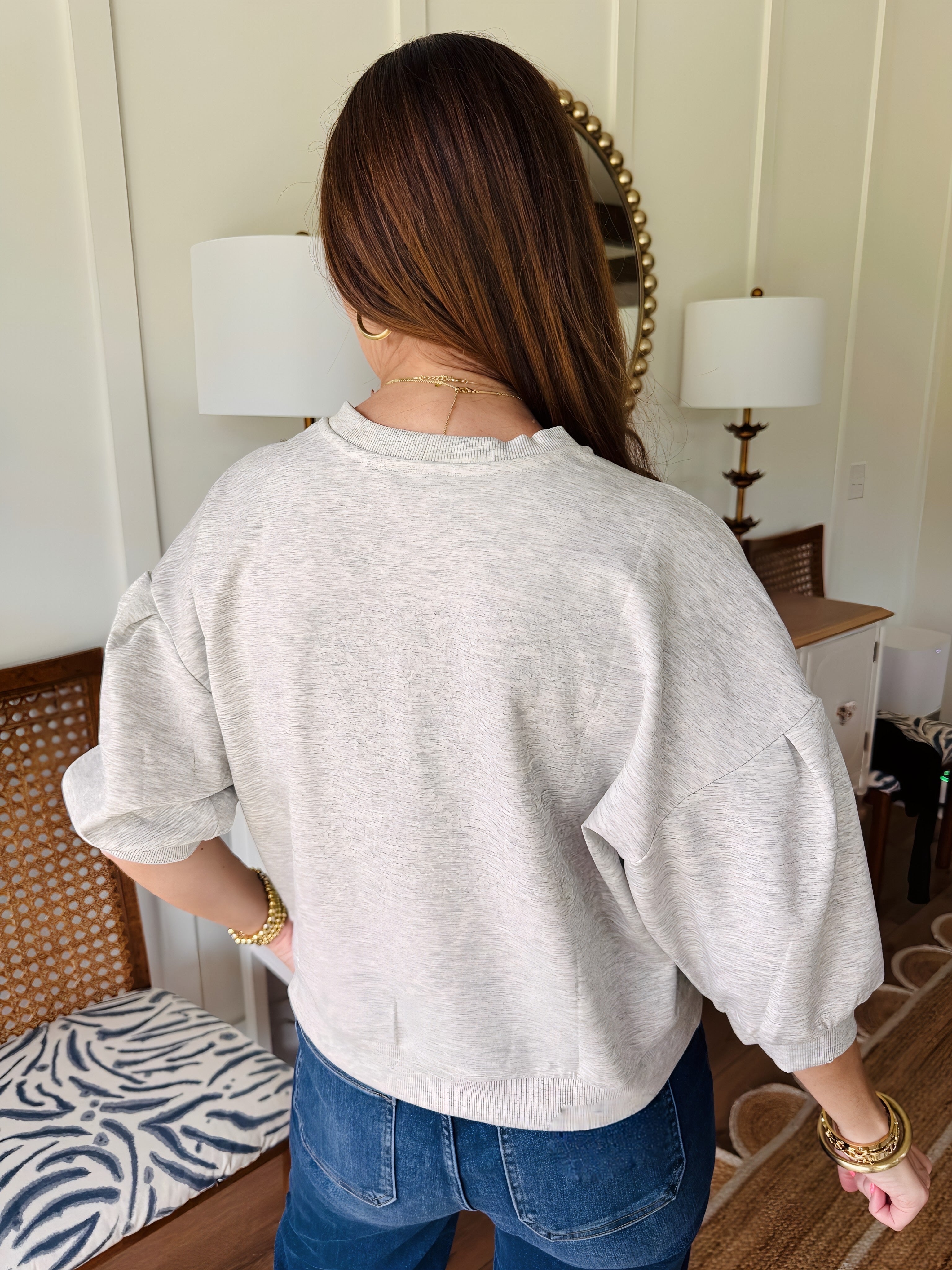 The Scout Top Grey