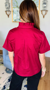 The Whitmore Top Burgundy