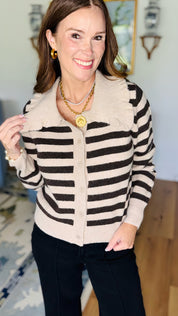 The Keepsake Ruffle Collared Cardigan