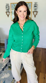 The Garden Party Green Cardigan