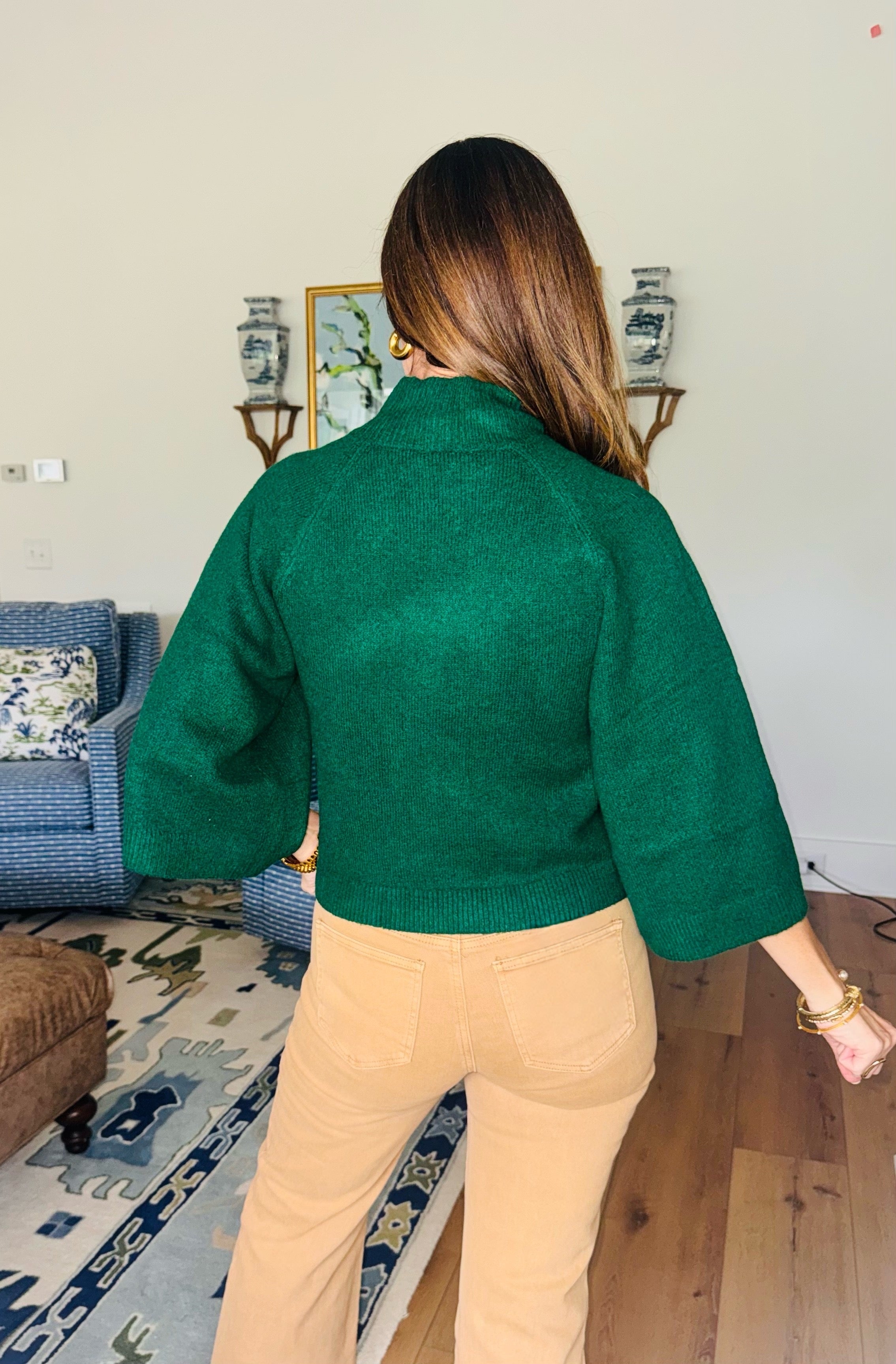 The Sutton Sweater Pine