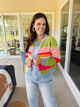 Rainbow Bright Cardigan