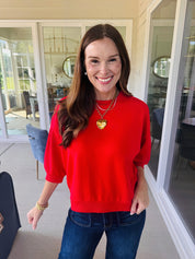 The Scout Top Red
