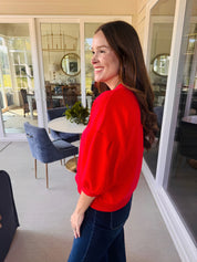 The Scout Top Red