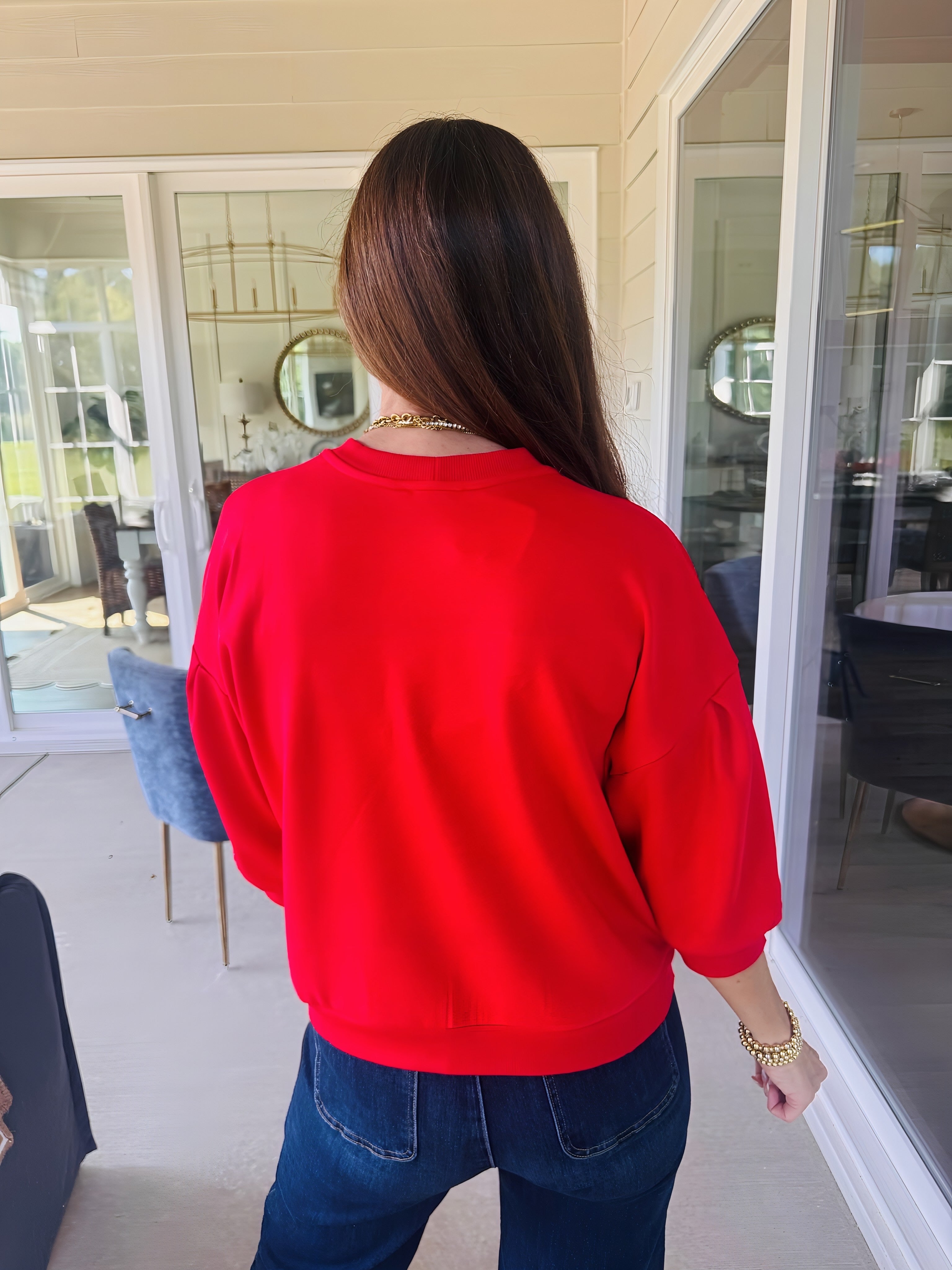 The Scout Top Red