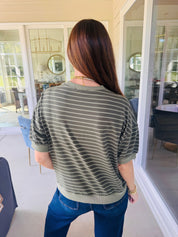 The Getaway Top Olive