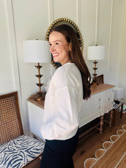 The Garden Party Cardigan Ivory