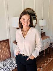 The Garden Party Cardigan Ivory