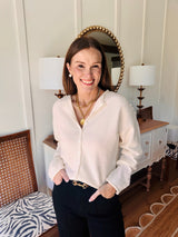 The Garden Party Cardigan Ivory
