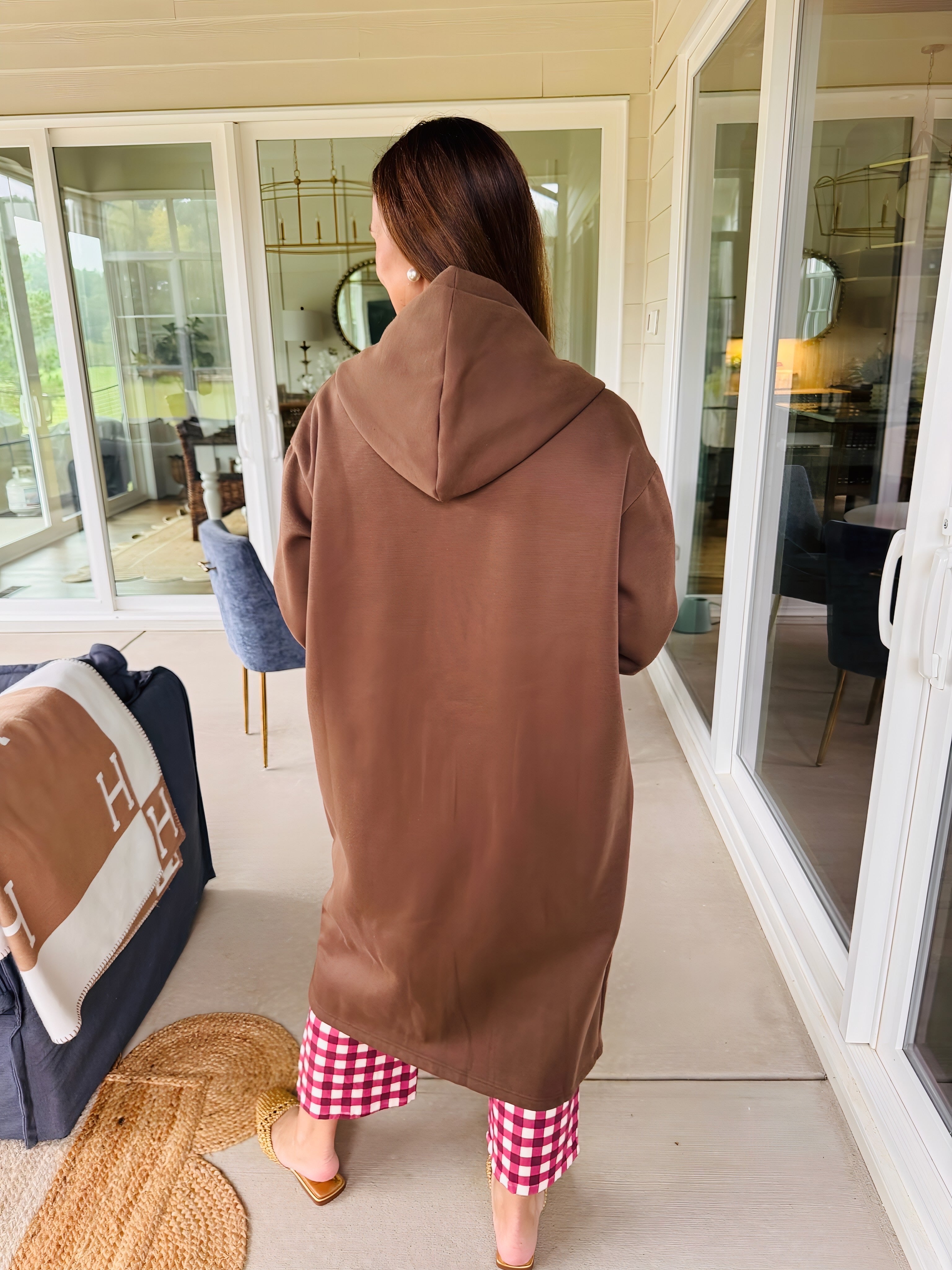 The Playlist Long Cardigan Brown
