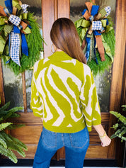 The Safari Zebra Sweater