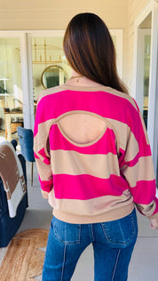 The Way Striped Sweatshirt