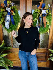 The Tillie Sweater Black