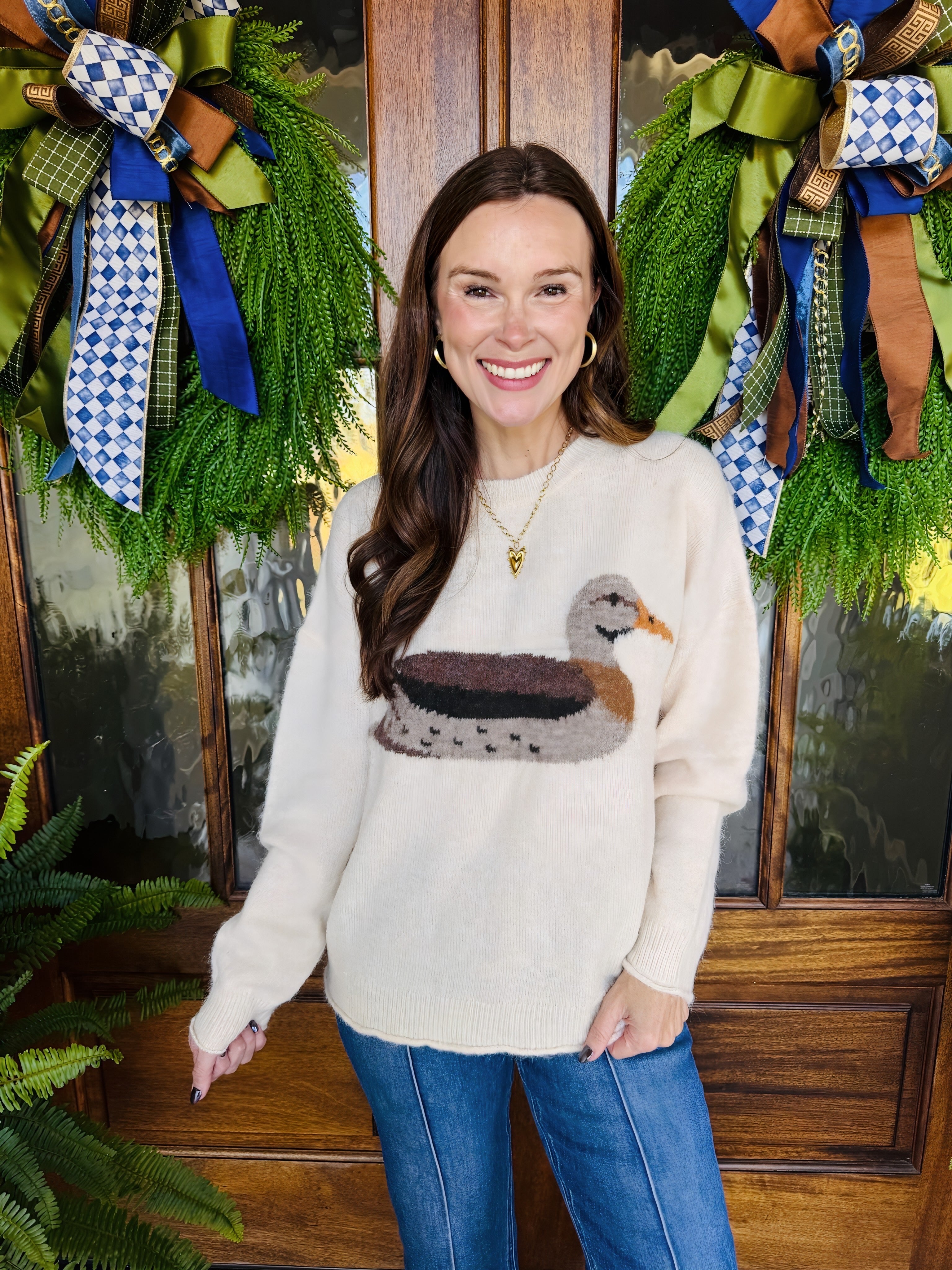 The Sitting Mallard Duck Sweater