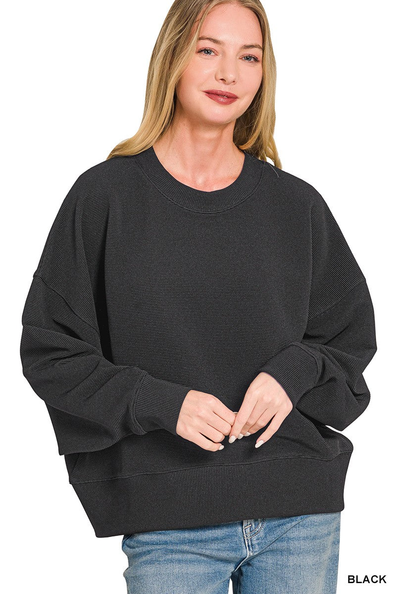 Clean Slate Pullover Black