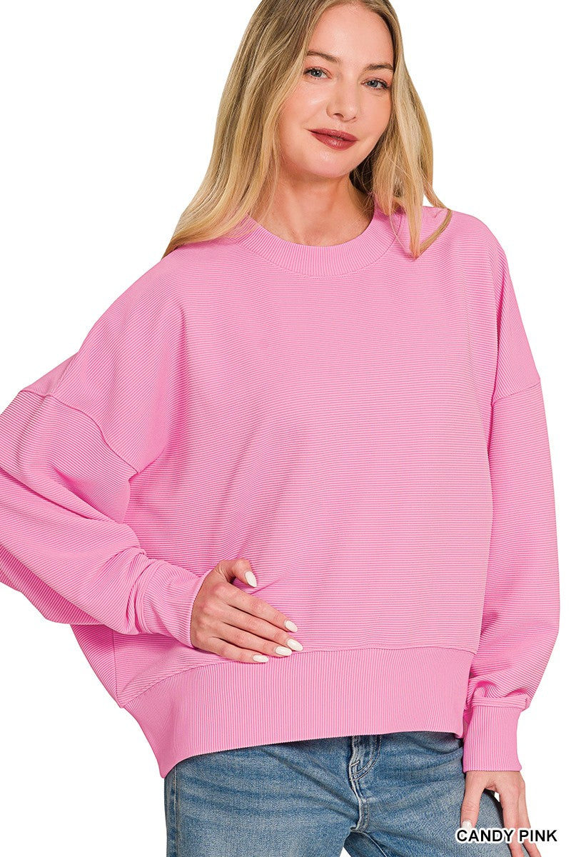 Clean Slate Pullover Pink