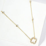 Gold Quatrefoil Necklace