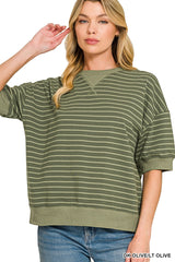 The Getaway Top Olive