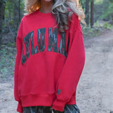 Lulu Mac Camo Sweatshirt Red