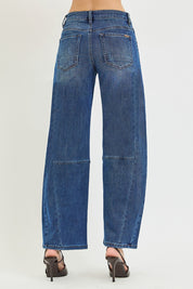 Risen Twisted Seam Barrel Jeans