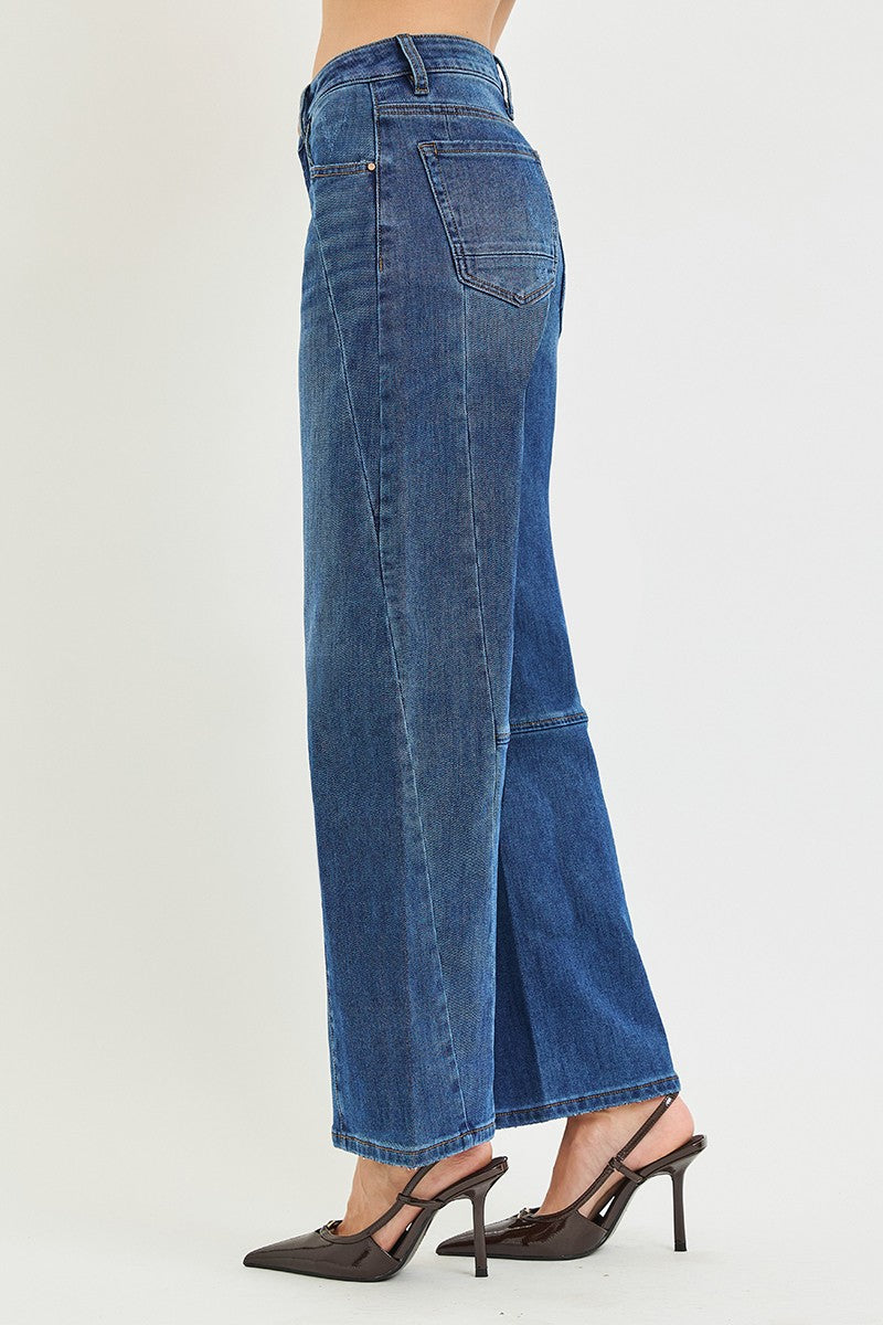 Risen Twisted Seam Barrel Jeans