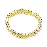 Gold Stainless Steel Ball Layered Bracelets